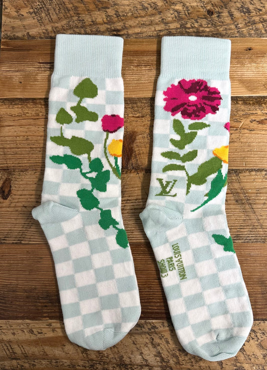 Louis Vuitton Archive Flower Socks DS