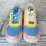 Bapesta Shark Face Pink Sz 10