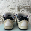 Lanvin Curb Multicolor Lace Gray Black Sneaker Sz 11 (44)