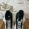 Alexander Mcqueen High Black White Tread Boot Sz 12 (45) No Box