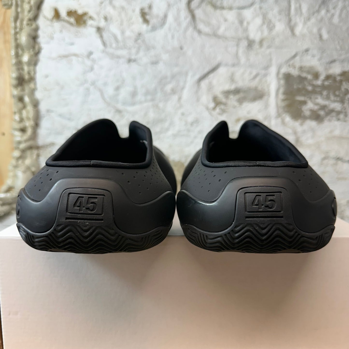Balenciaga Basketball Black Mule Slip On Sneaker Sz 12 (45)