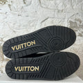 Louis Vuitton Triple Black Trainer Sneaker Sz 12.5 (11LV)