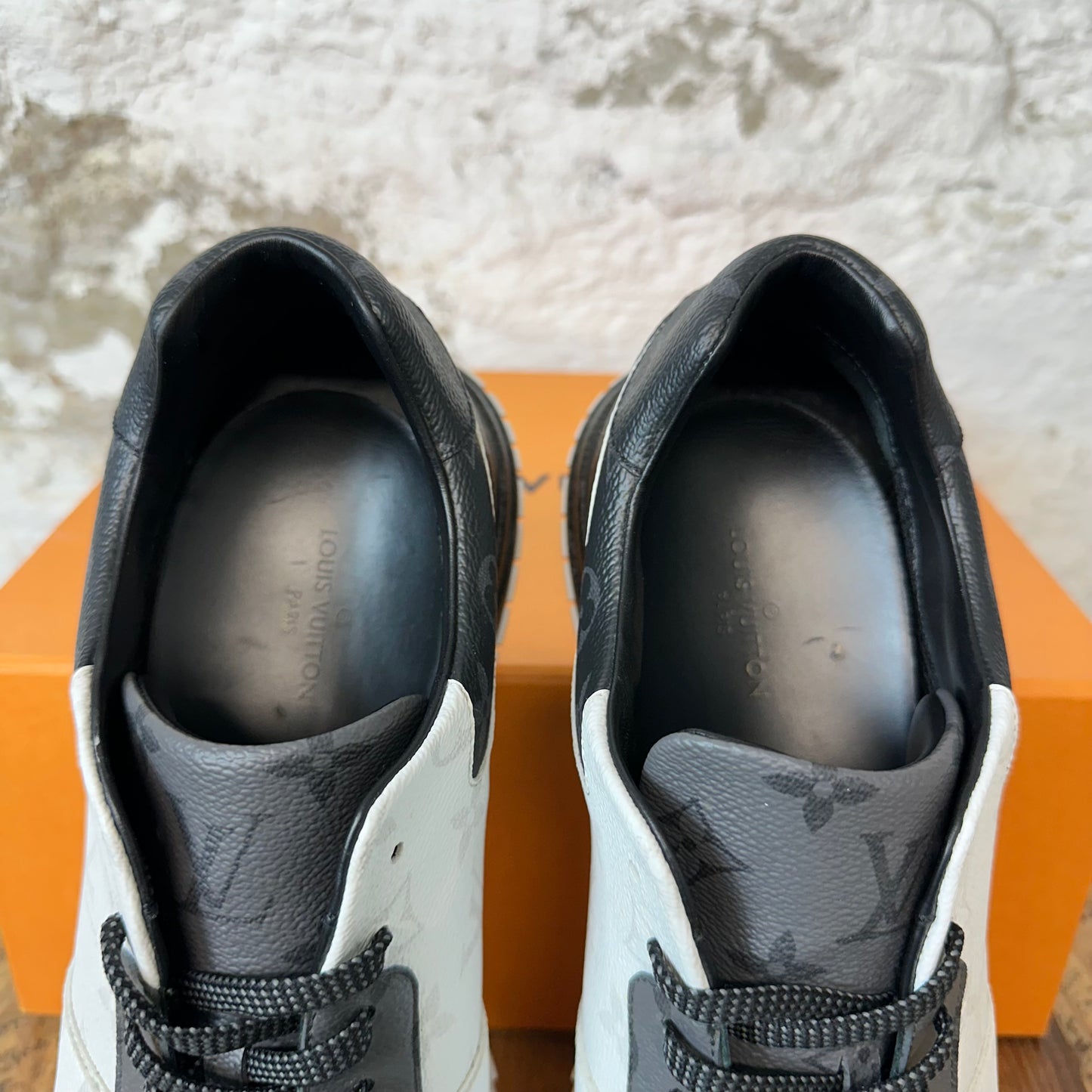 Louis Vuitton Damier Monogram Runaway Sneaker Sz 13.5 (12LV)