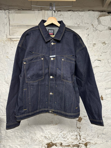 ジャケット・アウター Supreme Girbaud Denim Trucker Jacket Supreme Marithe Girbaud X-Seam Denim Trucker Jacket Sz XL DS – The