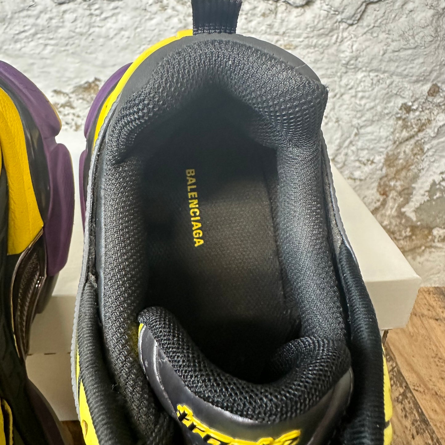 Balenciaga Track 2 Yellow Purple Black Sz 8 (41) No Box