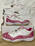 Air Jordan 11 Low Pink Snakeskin Sz 10 (11.5W)