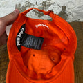 Palm Angels Orange Spellout Hat