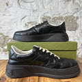 Gucci Chunky Embossed GG Black Sneaker Sz 11.5