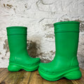 Balenciaga Green Croc Boot Sz 5 (37)