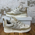 Louis Vuitton Cream Beige Skate Sneaker Sz 8 (6.5LV) No Box