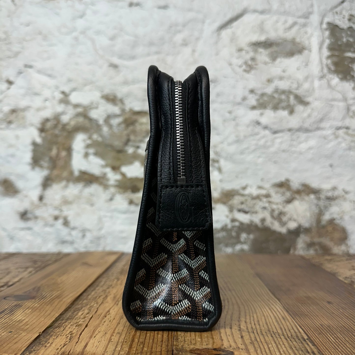 Goyard Jouvence Brown Monogram Black Toiletry Bag