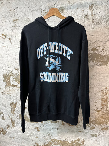 Off White Swimming Hoodie Black Sz M