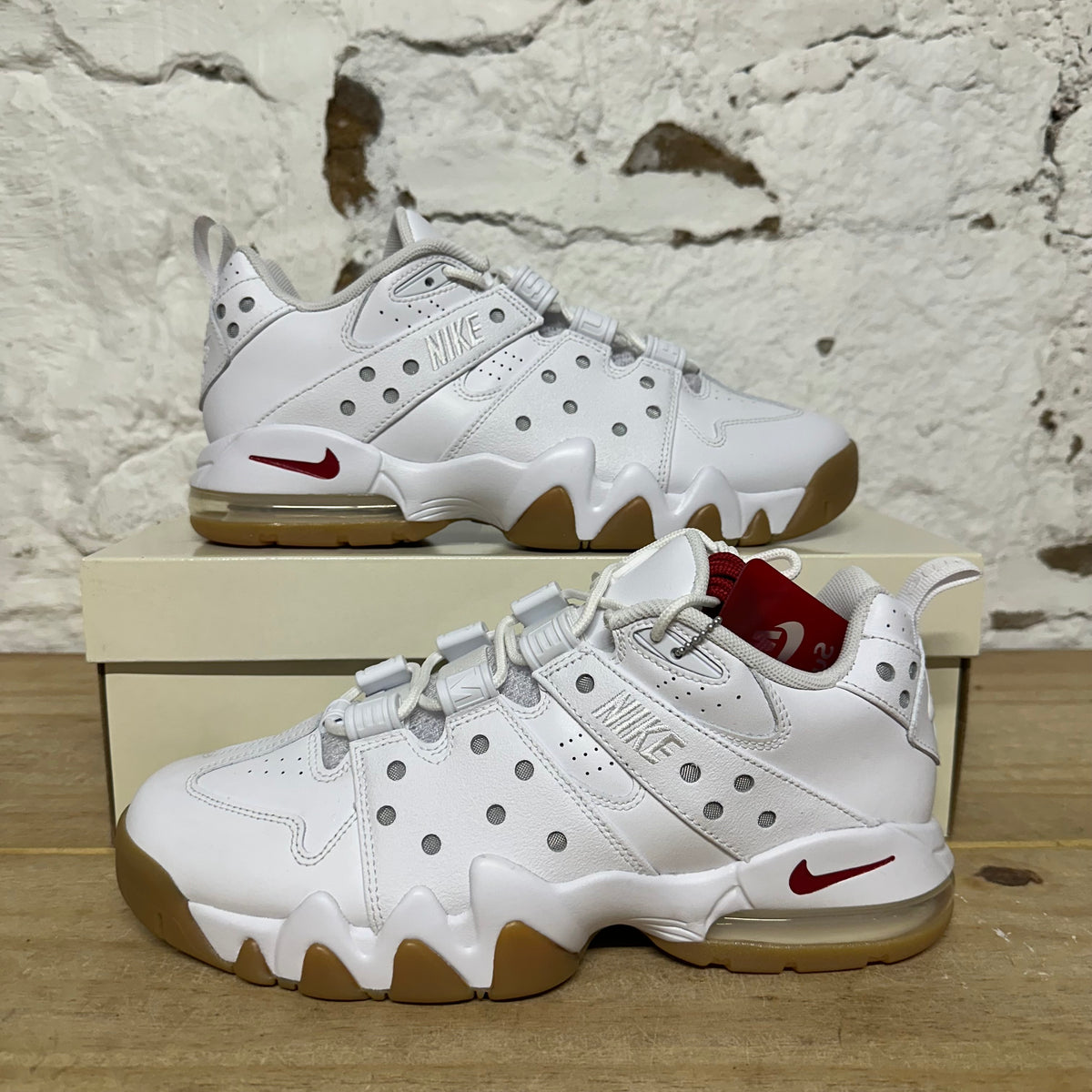 Nike Supreme SB Air Max 2 CB 94 Low White Gum Sz 9.5 DS