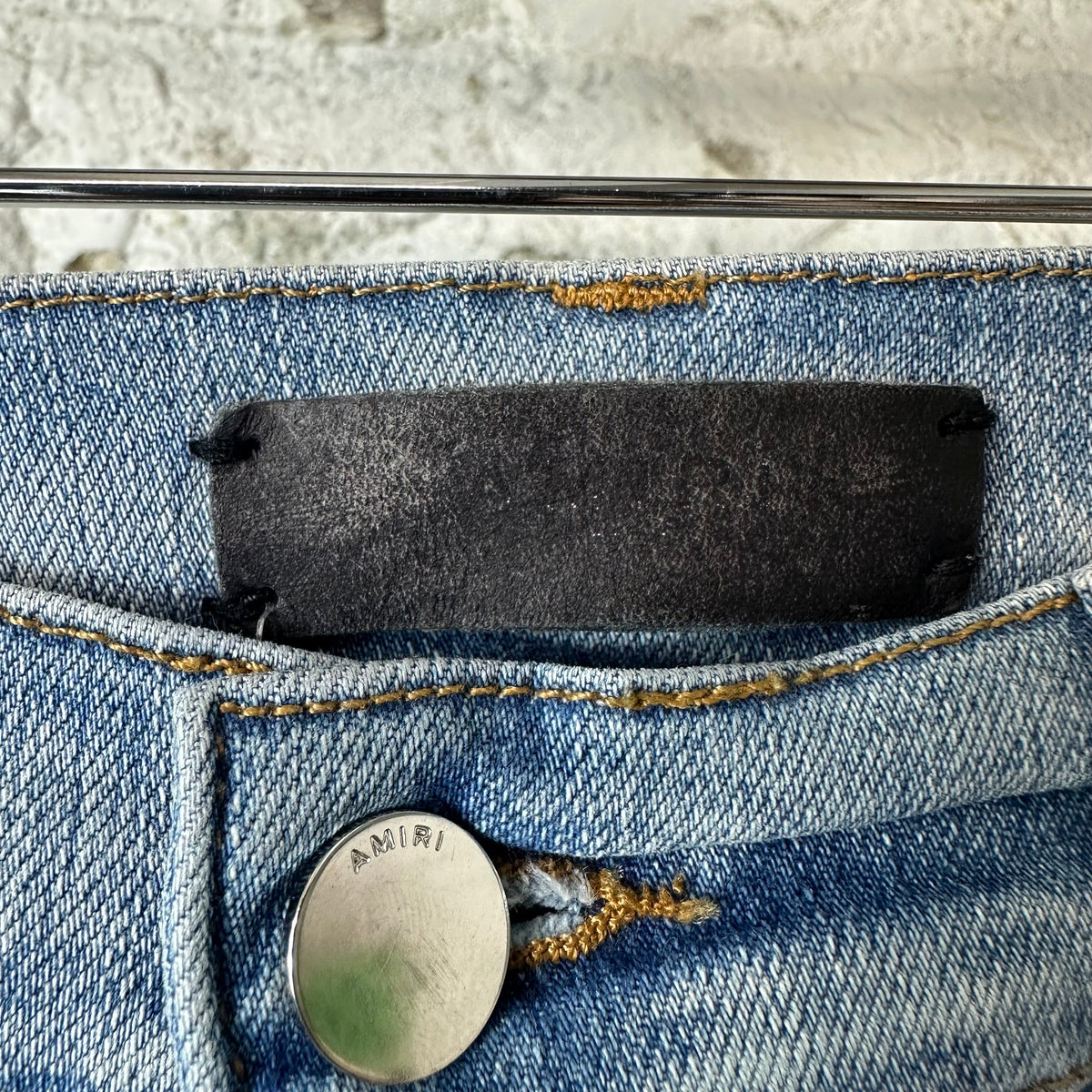 Amiri Distressed Blue Denim Jeans Sz 29