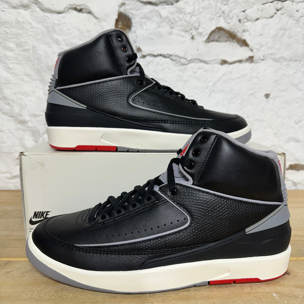 Air Jordan 2 Black Cement Sz 10.5 DS