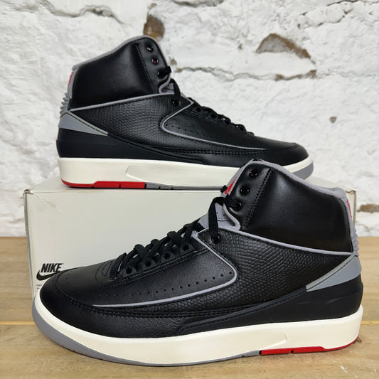 Air Jordan 2 Black Cement Sz 10.5 DS