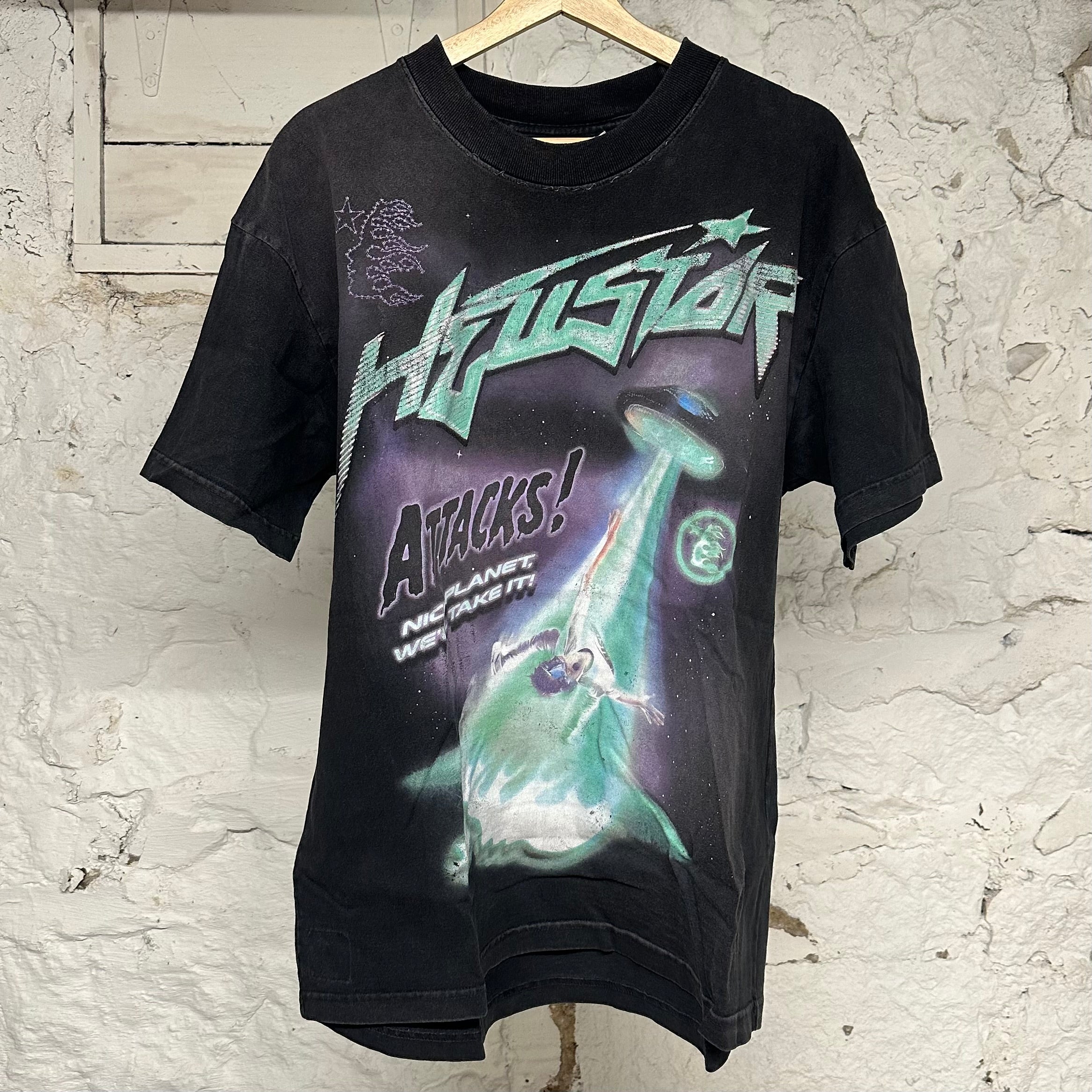 Hellstar Attacks T-shirt Black Sz L
