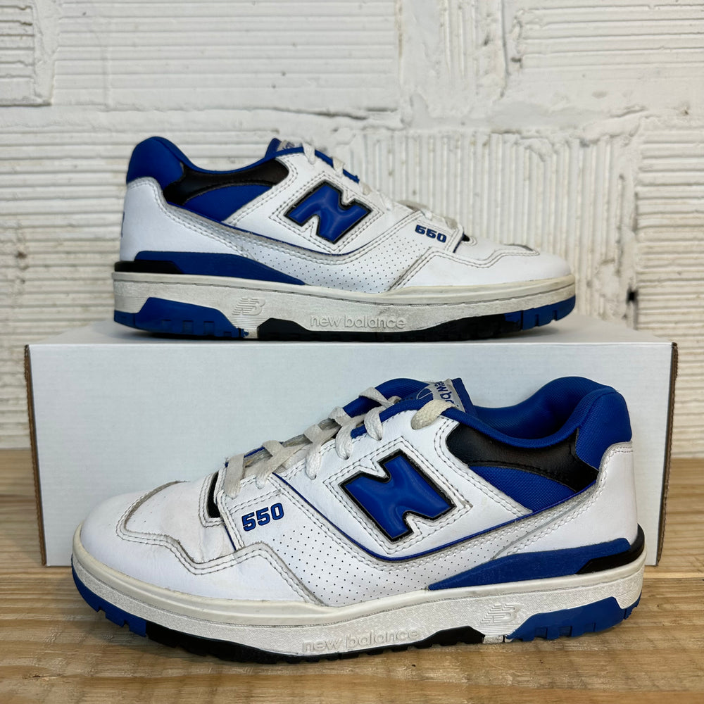 New Balance 550 White Blue Sz 8