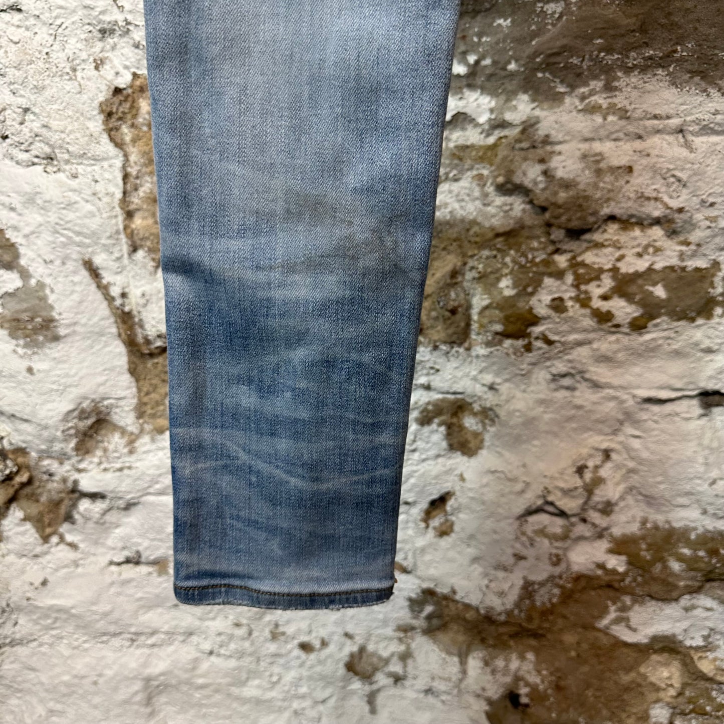 Amiri MX1 Multicolor Mohair Blue Denim Jeans Sz 30