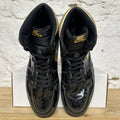 Air Jordan 1 High Black Metallic Gold Sz 14
