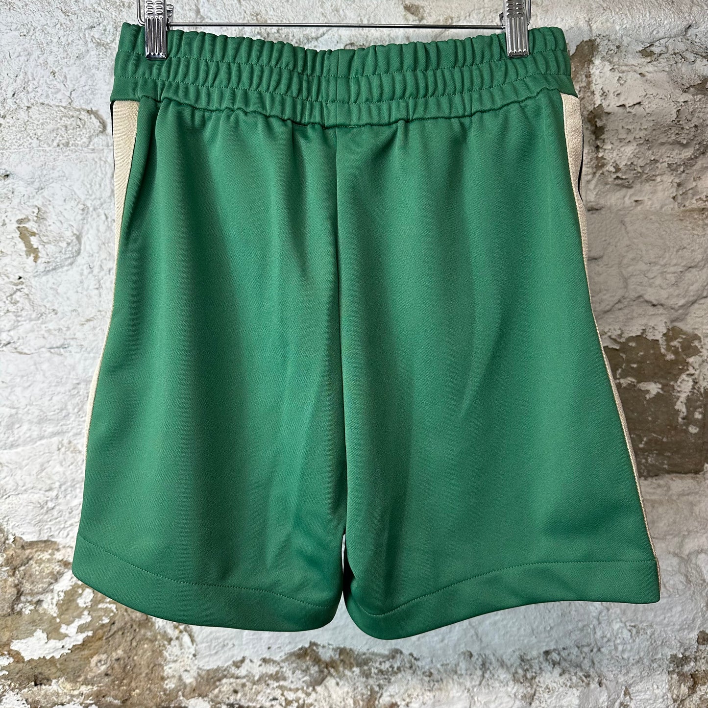 Palm Angels Forest Green Track Shorts NEW