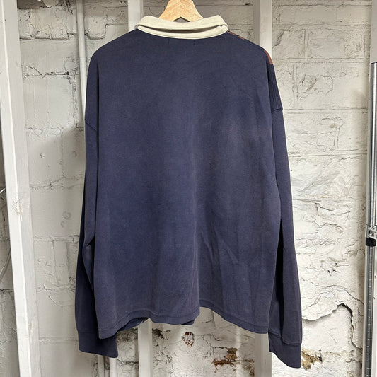 Vale Horse Jockey Long Sleeve Polo Sz XL