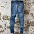 Amiri Plain Indigo Blue Denim Jeans Sz 29