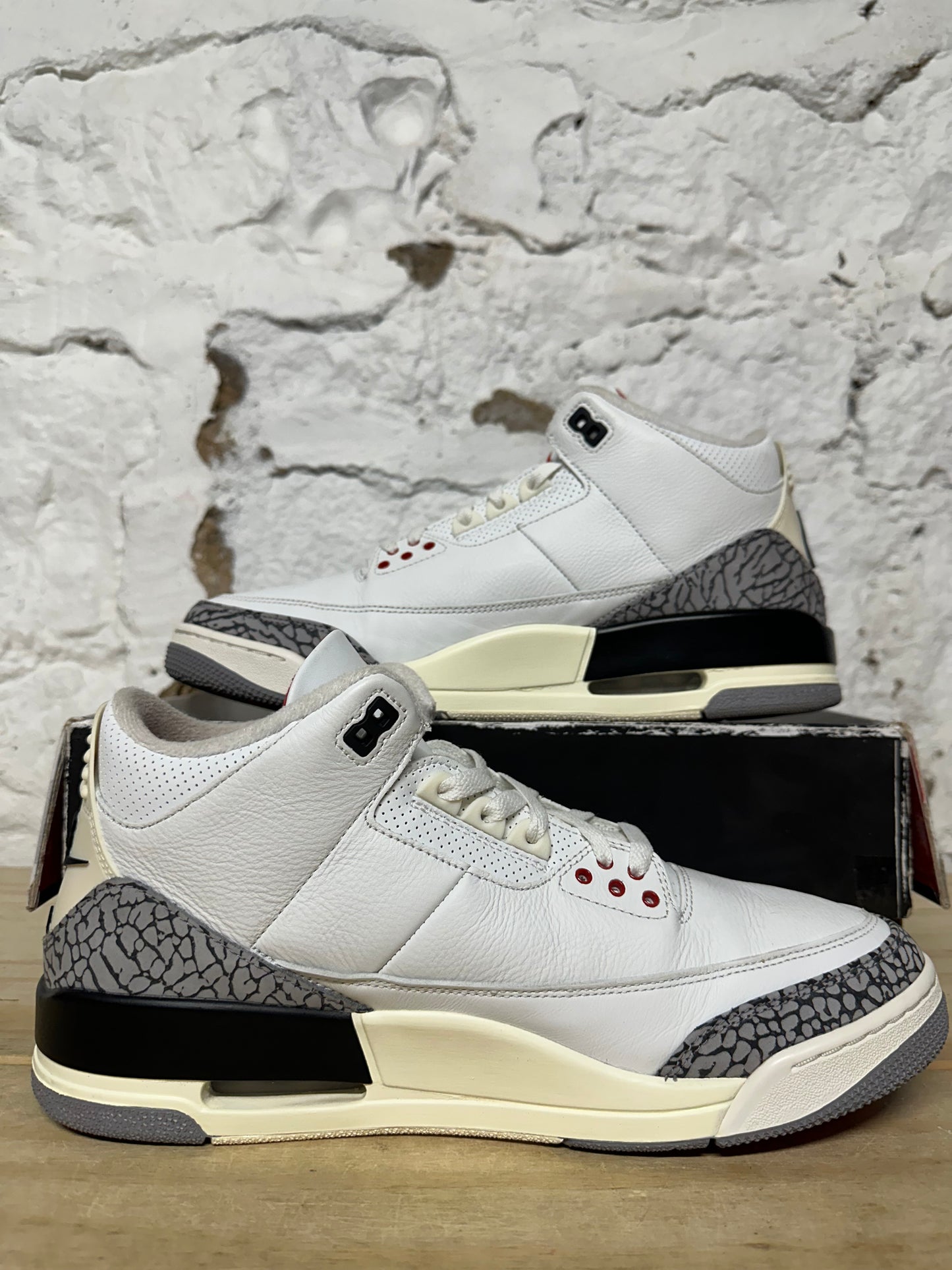 Air Jordan 3 White Cement Reimagined Sz 12