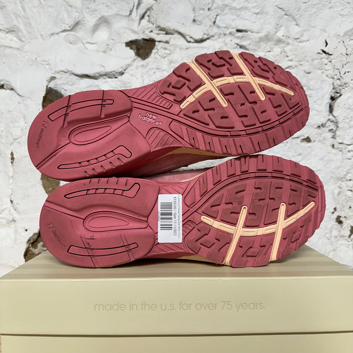New Balance 993 Joe Freshgoods Performance Art Powder Pink Sz 11