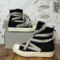 Rick Owens DRKSHDW Hexa Lace Black Milk Sneaker Sz 6.5 (39)