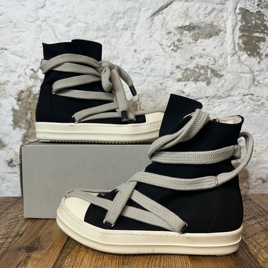 Rick Owens DRKSHDW Hexa Lace Black Milk Sneaker Sz 6.5 (39)