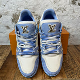 Louis Vuitton Blue Gradient Lace White Trainer Sz 12 (10.5LV)