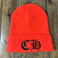 Chrome Hearts CH Logo Orange Beanie