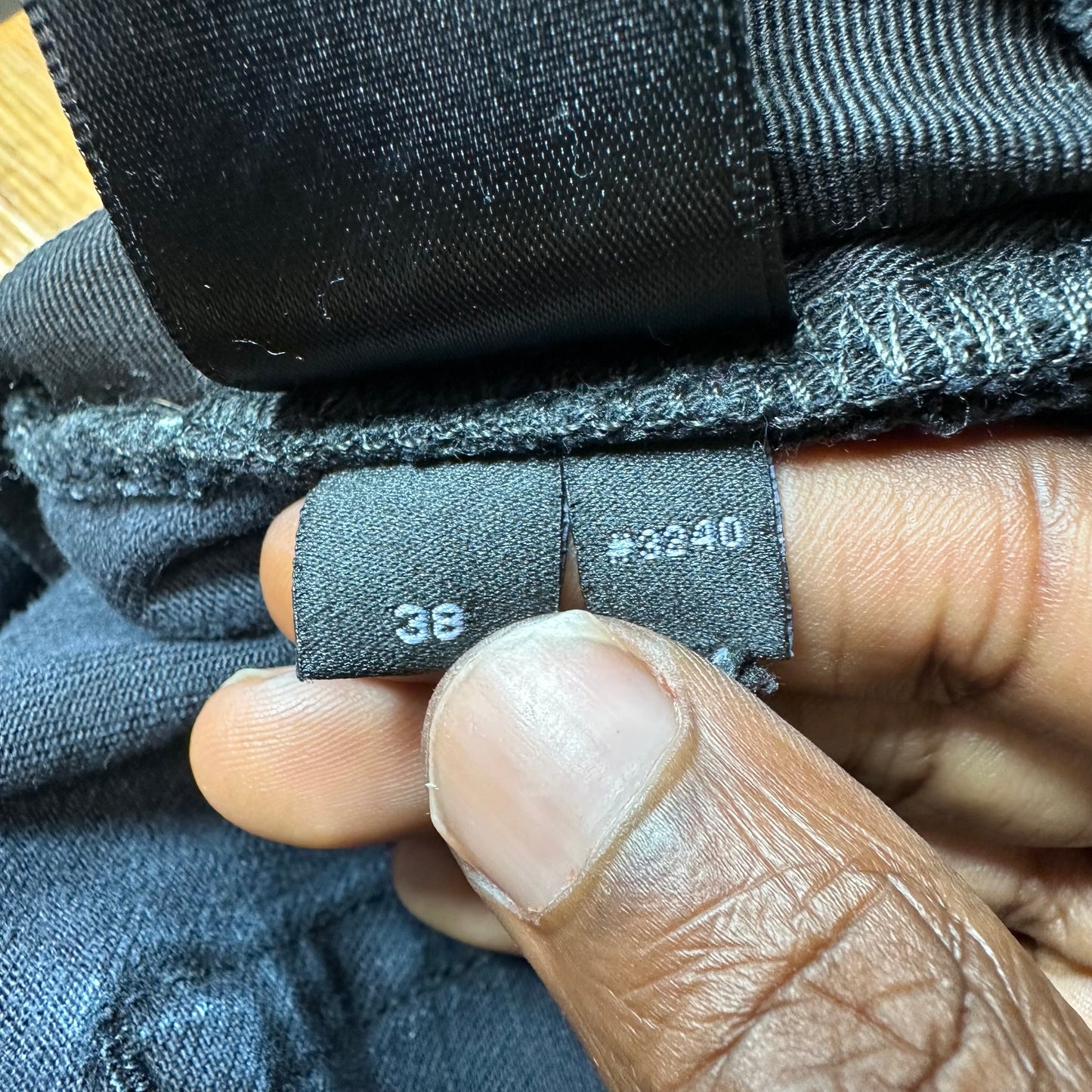 Amiri Plain Black Denim Jeans Sz 38