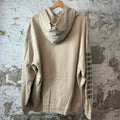 Balenciaga BB Embroidered Logo Beige Hoodie Sz L