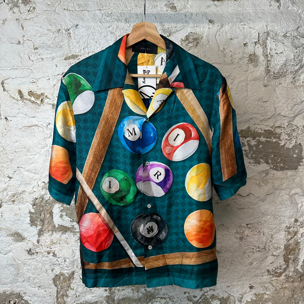 Amiri Billiards Bowling Button Up Shirt Sz M