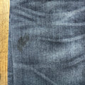 Amiri MX1 Black Leather Grey Denim Jeans Sz 28