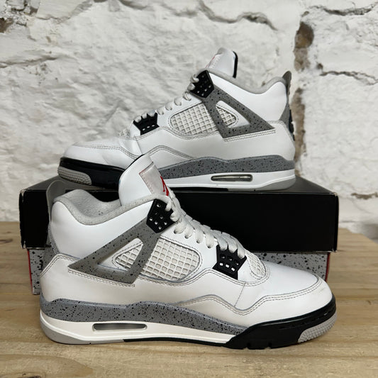 Air Jordan 4 White Cement Sz 8