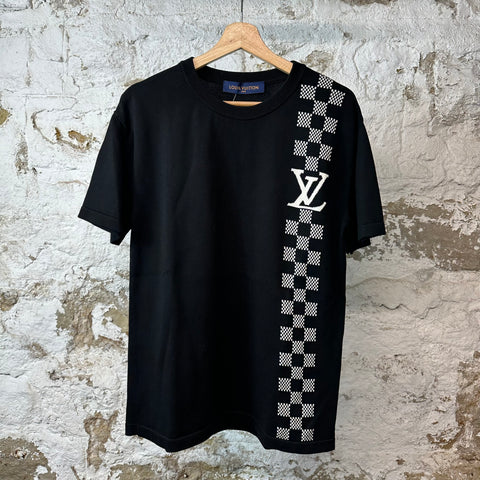 Louis Vuitton Damier Stripe T-shirt Black Sz M