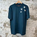 Louis Vuitton Jazz Intarsia T-shirt Teal Blue Sz S