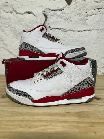 Air Jordan 3 Cardinal Sz 11