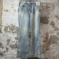 Amiri Washed Blue Flare Denim Jeans Sz 32