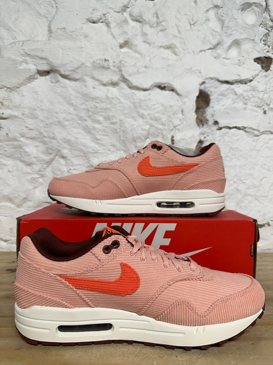 Nike Air Max 1 PRM Corduroy Coral Stardust Sz 9.5 DS