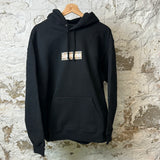 Supreme Burberry Box Logo Hoodie Black Sz L DS