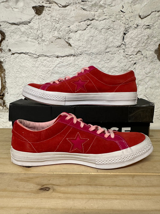 Converse One Star Low Enamel Red Sz 12