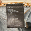 Amiri MX1 Tie-Dye Patches Blue Denim Jeans Sz 31