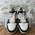 Louis Vuitton Black White Trainer Sneaker Sz 9.5 (8LV)