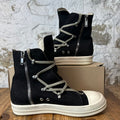 Rick Owens High Hexa Lace Black Milk Sneaker Sz 10 (43)