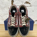Vans Premium Old School Charms Red Black Sz 11.5