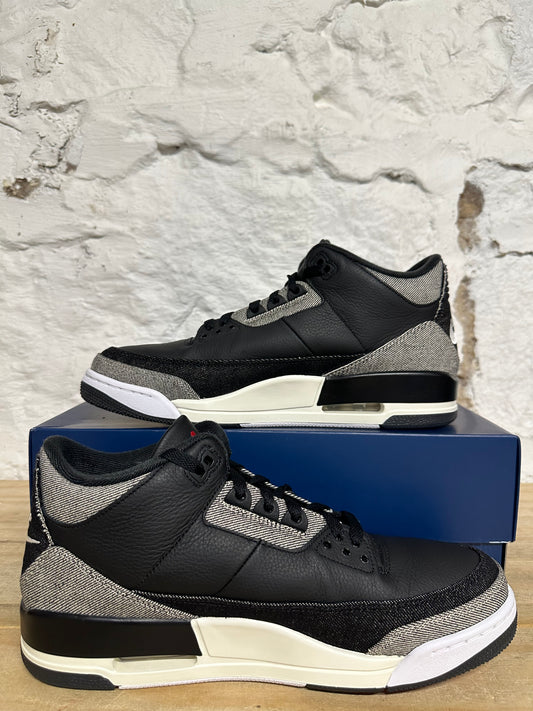 Air Jordan 3 Levis Black Sz 11